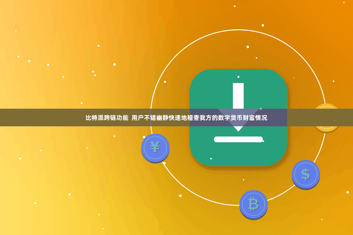 比特派跨链功能  用户不错幽静快速地稽查我方的数字货币财富情况